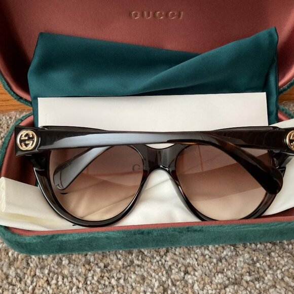 Gucci 56mm Cat Eye Silhouette Sunglasses-Brand New main image 4
